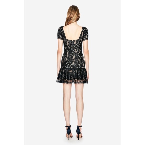 Jonathan Simkhai Black Lace Short Sleeve Dress - Picture 3 of 10